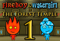 Fireboy and Watergirl: Online in the Forest Temple Level 1-3 